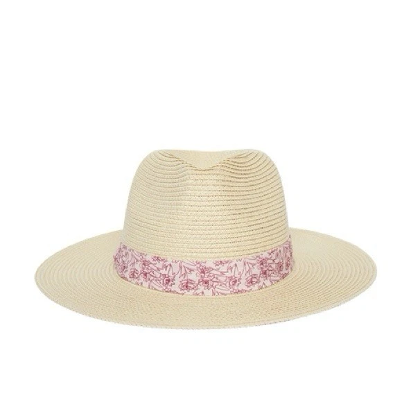 NEW Summer And Rose Straw Hat Fedora