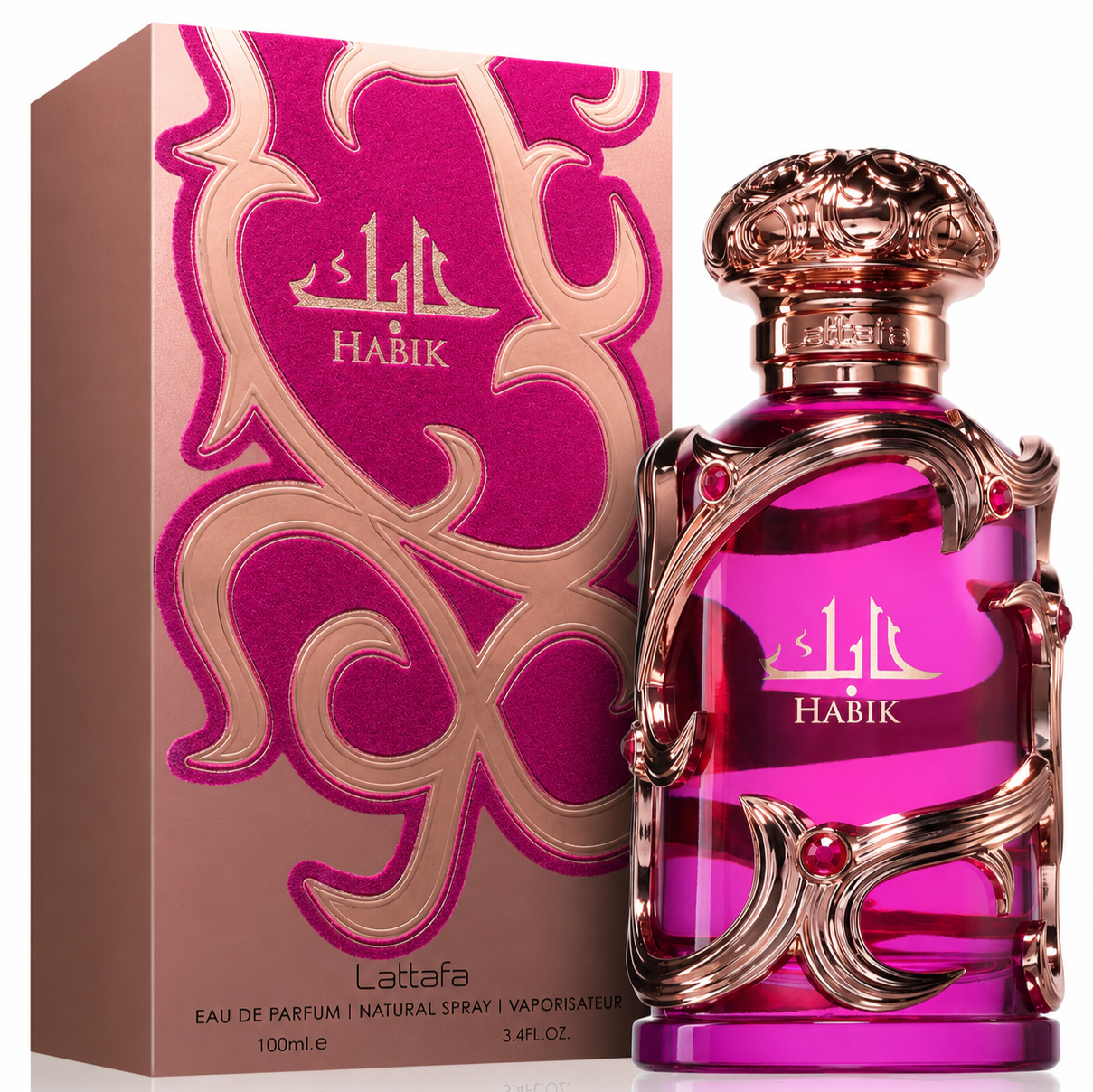 Lattafa Donna Ambra Women Habik 100Ml - Eau De Parfum - Immagine 4