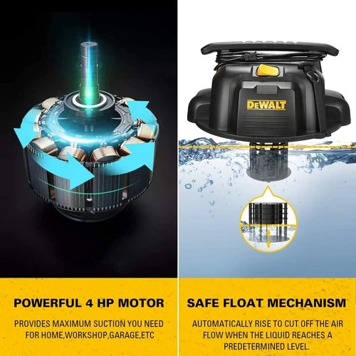 DEWALT DXV05P Wet Dry Vac - Thumbnail 4