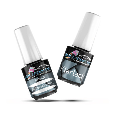 VW LH7J  PURE GREY Lackstift Set +Klarlack Hochglanz 2x20ml Kratzen Reparatur