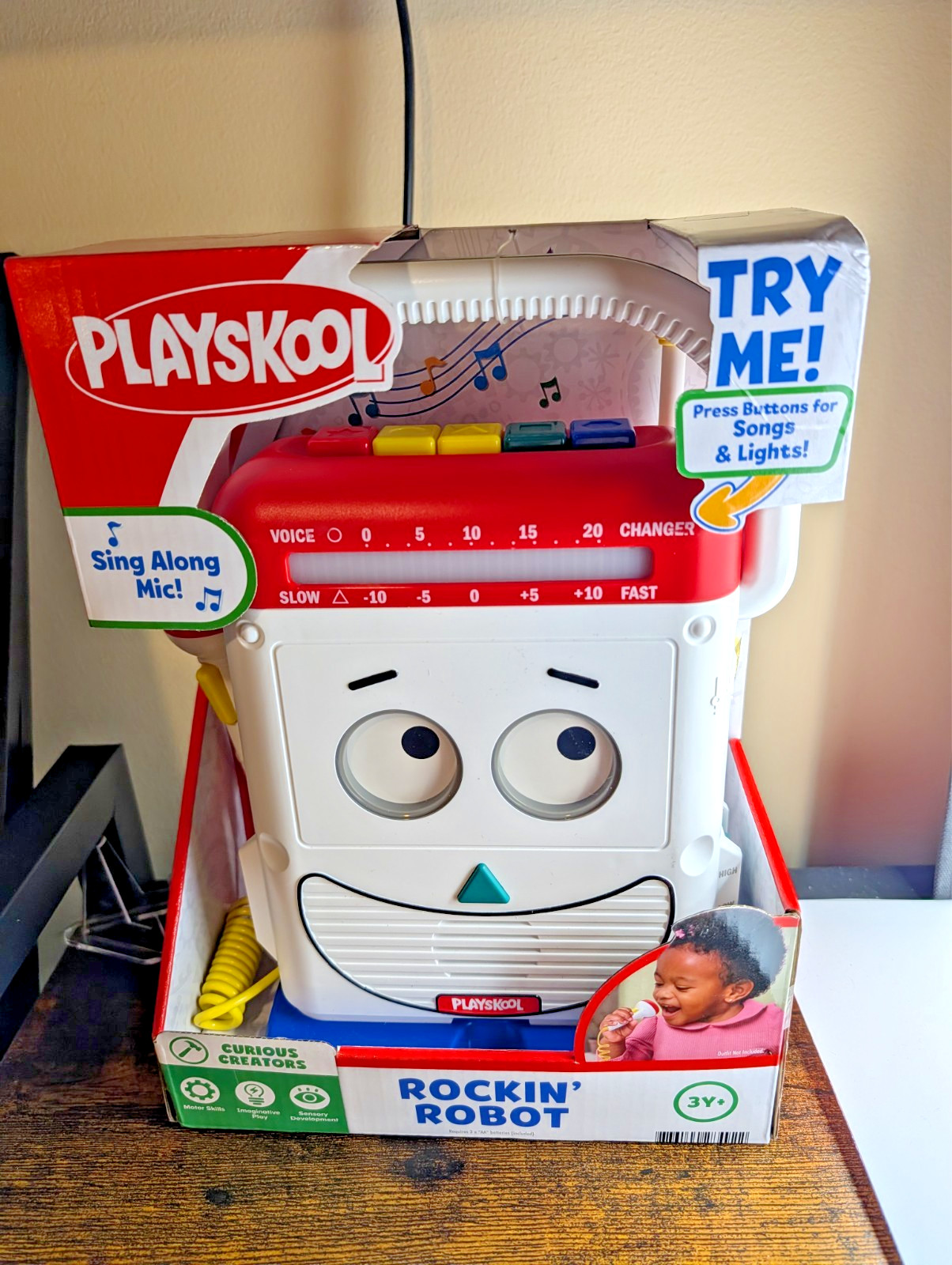 Playskool Rockin’ Robot Vintage 1991 Reissue 2026 Walmart Exclusive Karaoke NIB