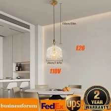 Gold Pendant Light Hanging Ceiling Light Fixture Kitchen Island Lamp Chandelier