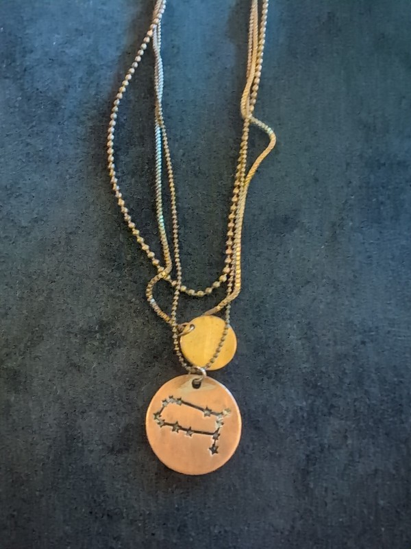 Vintage Gemini Multi Chain Necklace