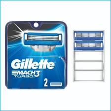 Gillette Mach3 Turbo Razor Cartridges 2 Pack – Men’s Blade Refills 4.50 per gallon