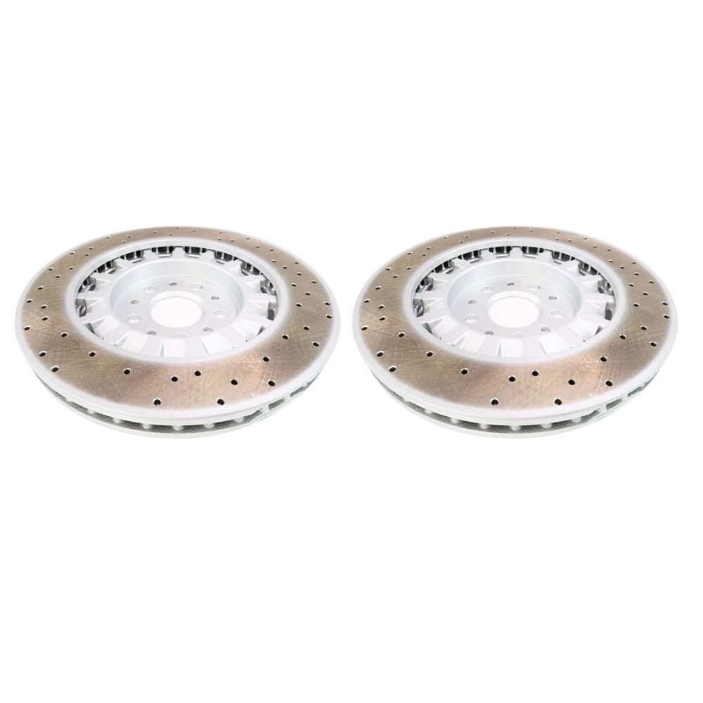 For 2014-2021 Maserati Ghibli Quattroporte Front Brake Rotors set of 2 670030935