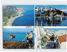 Postcard Scenes & Views Agia Galini Crete Greece
