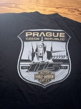 orig. Harley-Davidson 115 Jahre T-Shirt Herren XL großes Back&Front Bild Prag