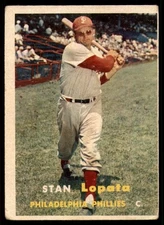 1957 Topps #119 Stan Lopata VG/EX Phillies        ID:60417