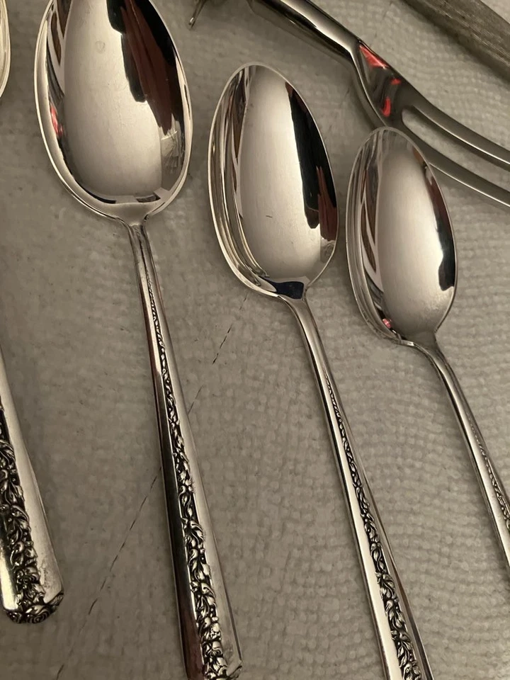 Toalla RAMBLER ROSE Plata de Ley 5 Cucharas Talla Horquilla Milar Foto 3 de 4