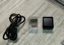 HolaCube WiFi Holographic 3D Photo Display & Smart Weather Station, Black Base