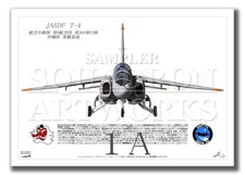 A3 JASDF T-4 304th Squadron Naha Base Print