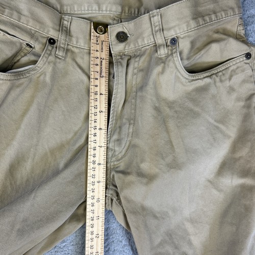 Polo Ralph Lauren Hose 32x32 Braun Denim Jeans Canvas 650 Straight Y2K Retro - Bild 7 von 10