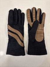 Sheer Energy Stretch Driving Gloves Knit Lined One Size Black