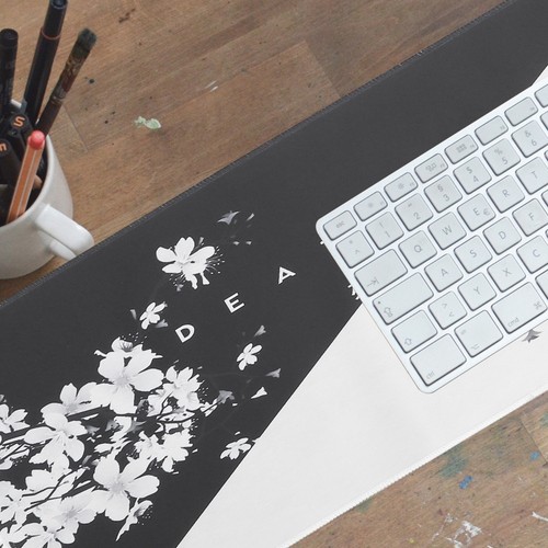 Rutschfeste Büro Sachen Schreibtisch Matte Tastatur und Maus Schreibtischunterlage - Bild 11 von 12