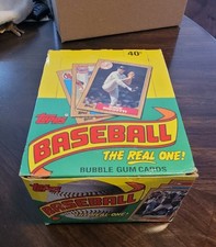 1987 Topps Baseball Wax Box, Case Fresh, Personal Collection