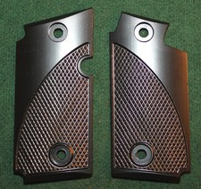 Sig Sauer P238 Checkered Black Anodized Aluminum RHYNO Grips