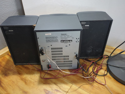 Panasonic SA-AK17 Vintage 5 CD Changer Radio Dual Cassette Deck