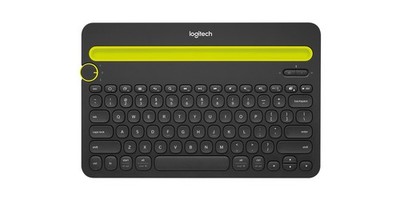 Logitech K480 Wireless Multi-Device Keyboard, Bluetooth, Black 920-006973
