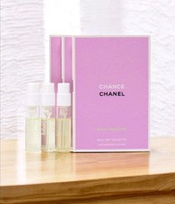 CHANEL CHANCE EAU FRAICHE EDT 1.5ml .05fl oz x 3 PERFUME SPRAY SAMPLE VIALS