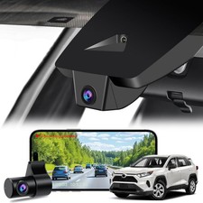Front 4K Rear Dash Cam 128GB Card GSensor for Toyota RAV4 2022-25 LE Limited SE