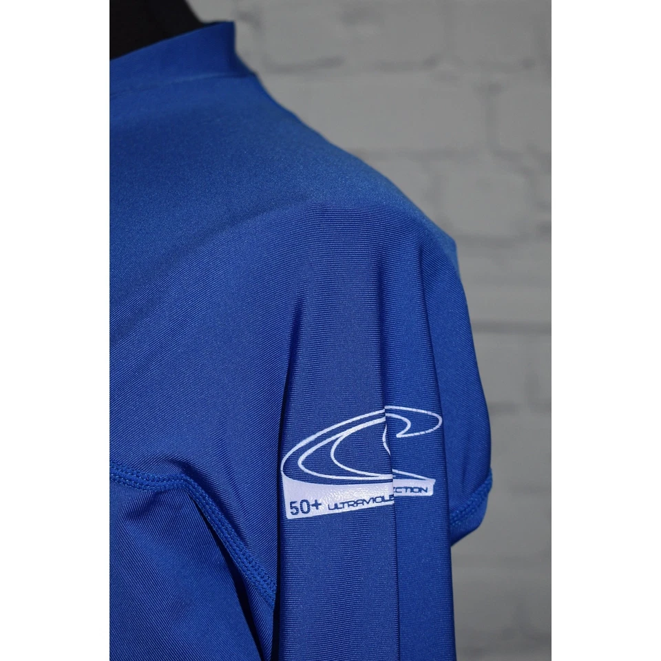 O'Neill 游泳衬衫女式小号超暴力保护 UPF 50+ 蓝色 — 第 2/4 张图片