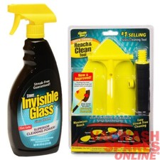 STONER INVISIBLE GLASS CLEANER AND REACH CLEANING TOOL - WINDSCREENS WINDOWS