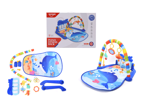 Gym Play mat Baby newborn Kids 3 in1 Fitness Music Lay Fun Piano boy girl - Picture 19 of 56