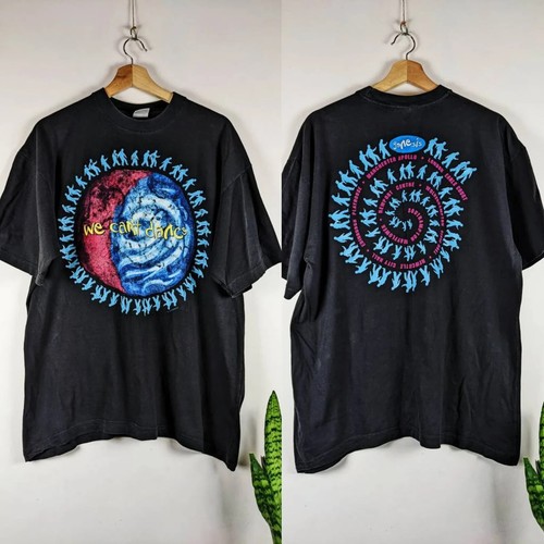 Vintage Genesis Merch 1992 We Can't Dance Double Side T-Shirt - Picture 2 of 2
