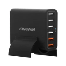 Kingwin PS-7343 6 Port USB Charger (2 Quick Charge 2.0 Port)