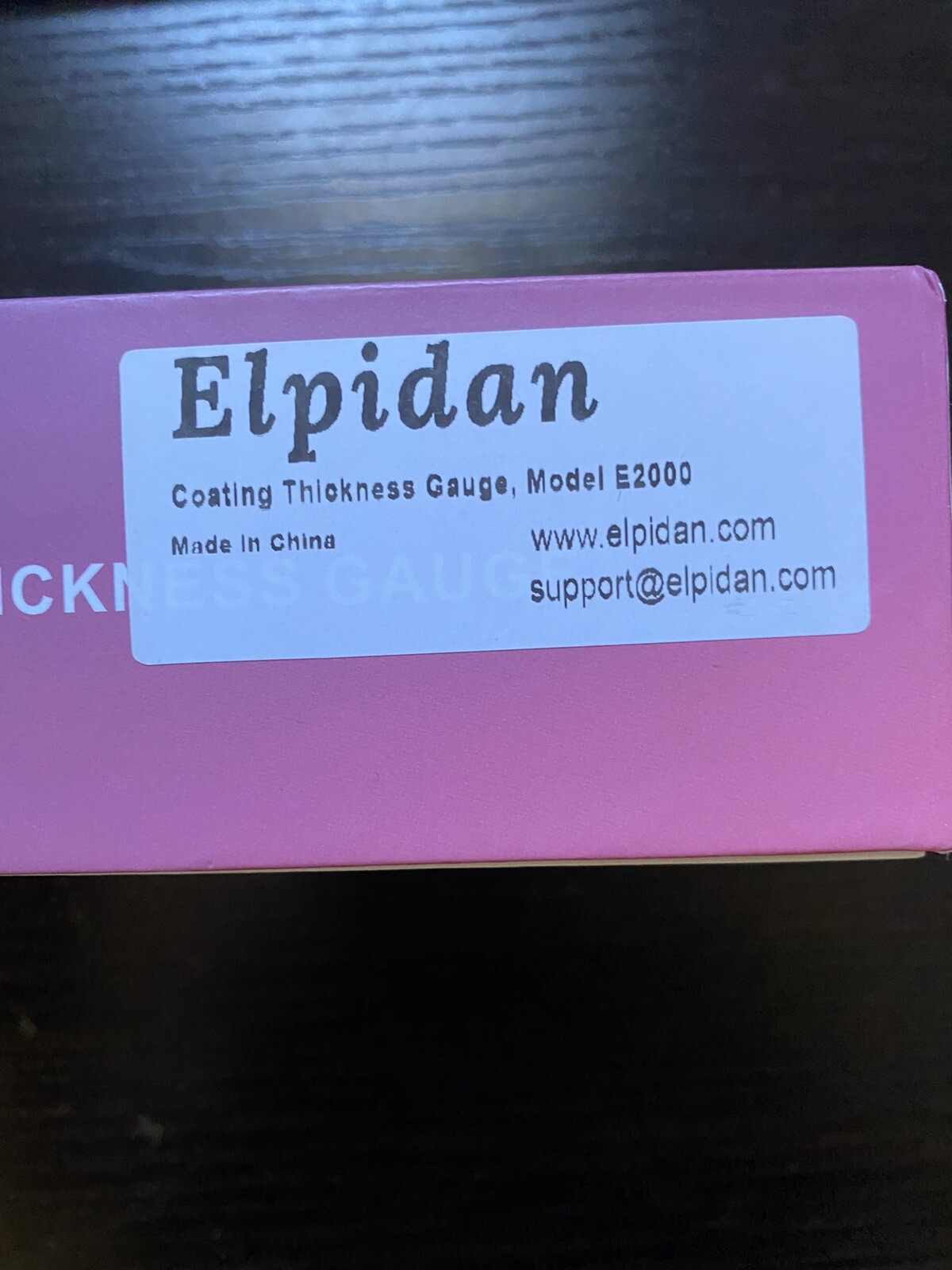 Elpidan Paint Coating Gauge. Paint Thickness Tester. Carrying Case. eBay
