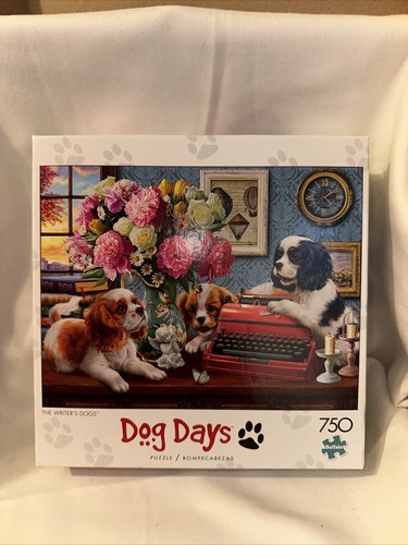 Buffalo Games Dog Days THE WRITER'S DOGS 750 piece puzzle - Picture 6 of 6