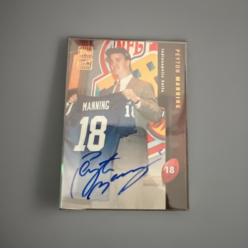 Peyton Manning [Bronze] #A10 1998 Topps Certified Autograph card