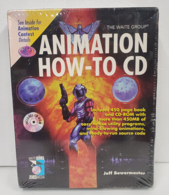 The Waite Group Animation How-To CD Jeff Bowermaster NEW Computer Graphics