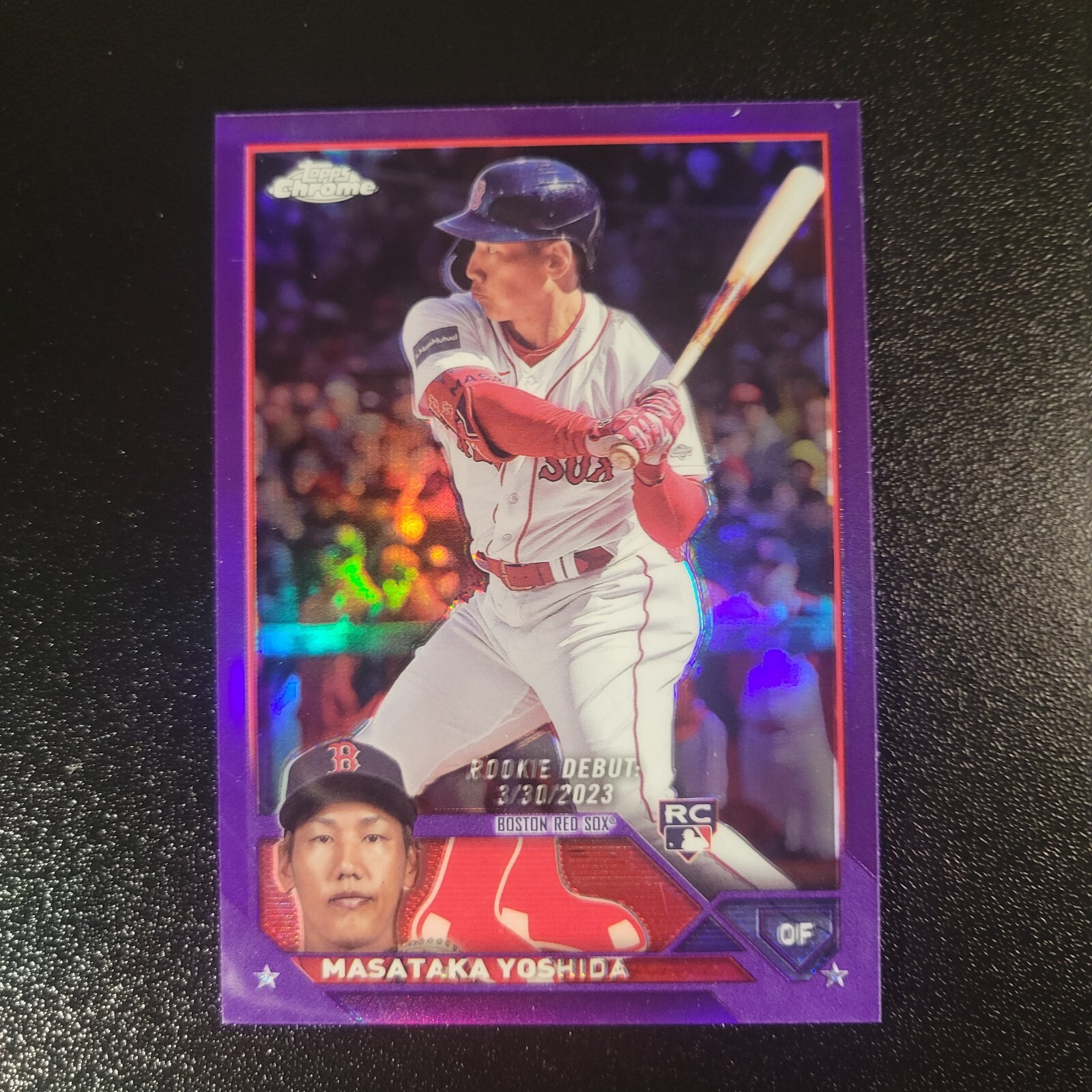 2023 Topps Chrome Update Masataka Yoshida #USC174 Red Sox #040/250 Purple