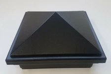 TREX  DECK TRANSCEND BLACK 4 X 4 PYRAMID POST SLEEVE CAP 4.5 x 4.5  PBKPYCAP4X4