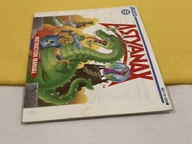 1989 NINTENDO ENTERTAINMENT SYSTEM NES Astyanax Instruction Booklet Manual ONLY