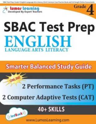 SBAC Test Prep: Grade 4 English Language Arts Literacy (ELA) Common Core  - GOOD