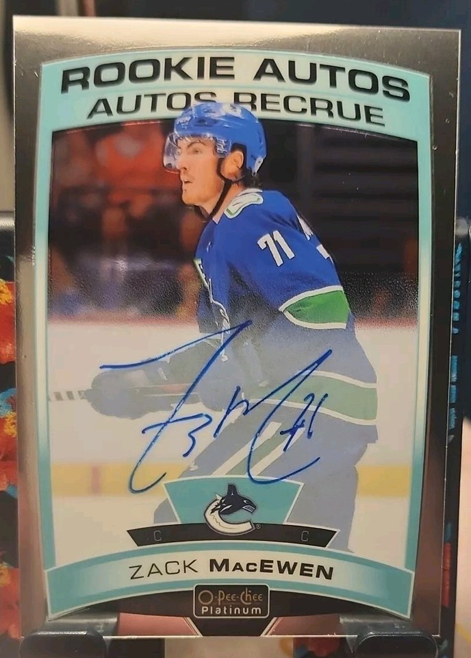 201920 OPeeChee Platinum Rookie Autos RZM Zack MacEwen (AU, RC