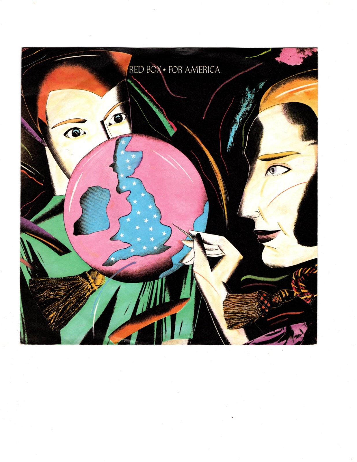 45 RPM 7" Red Box For America Made in Germany 1986 eBay