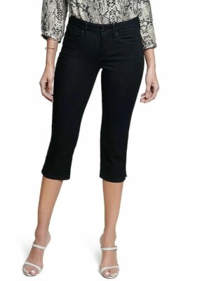 NYDJ Cool Embrace Skinny Crop with Side Slits -  Nautilus.Petite 8 A377694