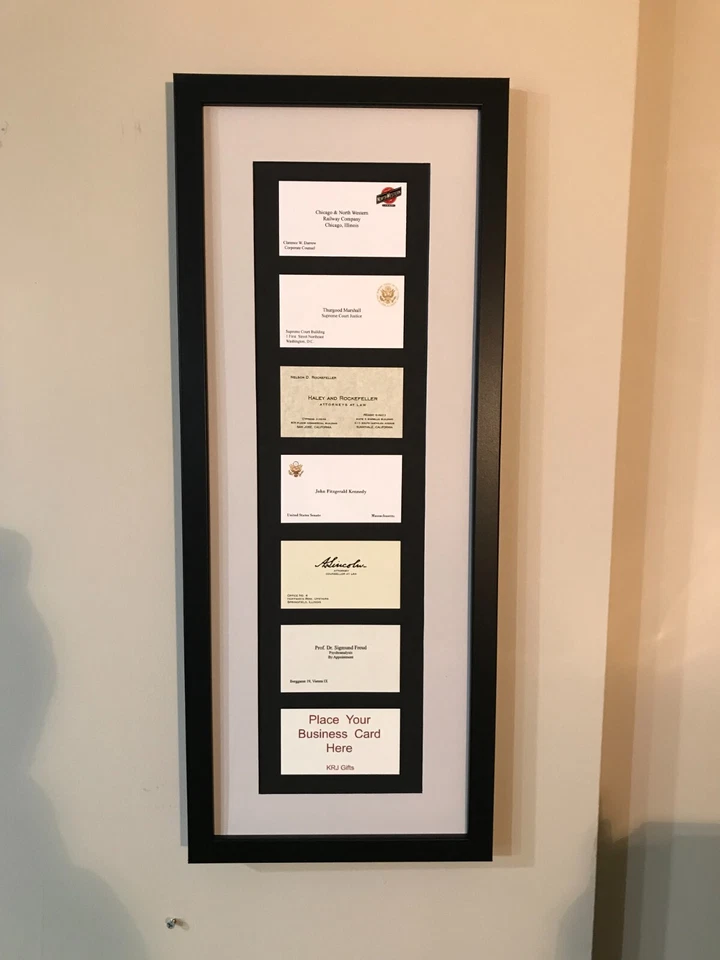 Regalo sorpresa único de cumpleaños, vintage, marco tus tarjetas de carrera, jubilación Foto 3 de 4