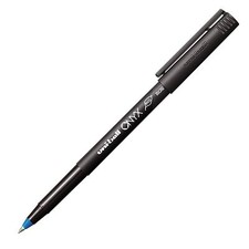 60041 uni-ball Onyx Stick Roller Ball Pen, Blue Ink, Micro 0.5mm, Pack of 1