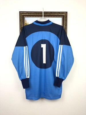Vintage 90's Adidas Goalkeeper Football Shirt Kahn Soccer Jersey