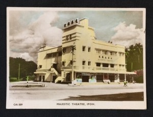 1950's 怡保大華戲院 Majestic Theatre Ipoh Malaya tinted color Photo | eBay