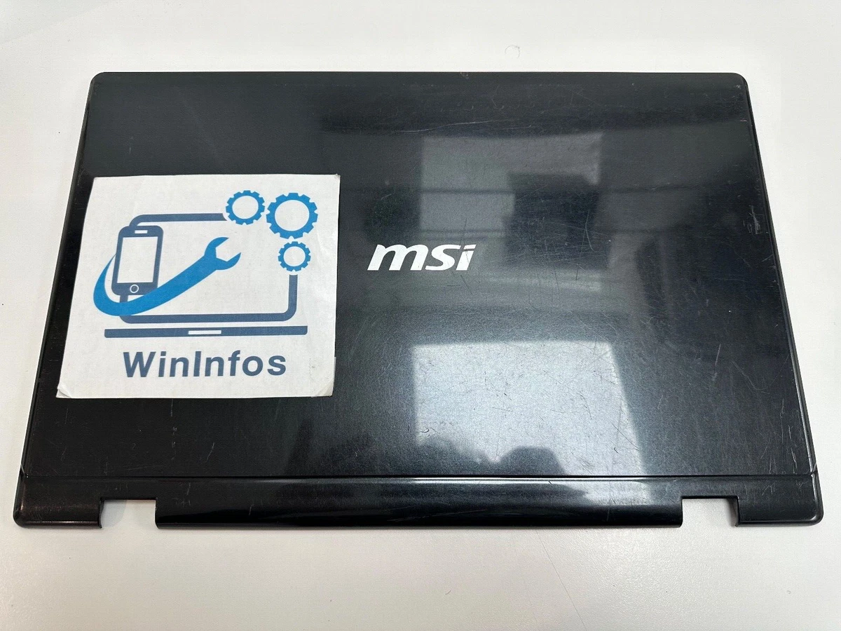 Plasturgie fond de caisse noire neuve pour MSI GL75 10SFK - Pièce PC