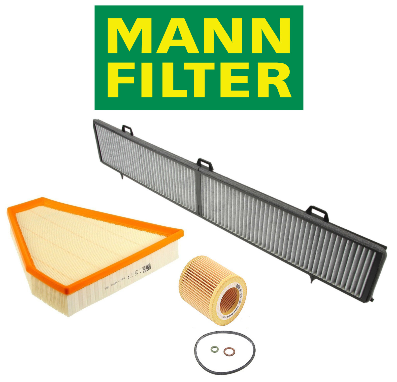 Oil Filter Ac Cabin Filter Charcoal Oem Mann For Bmw 325i 328i 330i