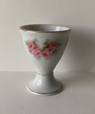 Alter Eierbecher mit Rosen - Roesler (Rö20)