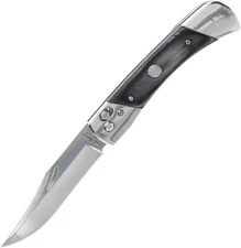 Uncle Henry Bear Paw Folding Hunter Pocket Knife Axis Lock PLB7 Chrome 7Cr17MoV