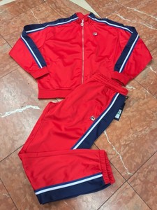 fila tracksuit red