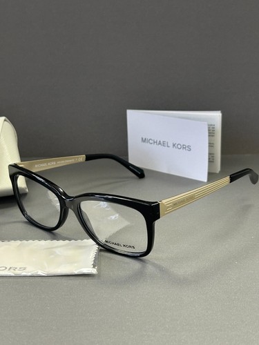 MICHAEL KORS MK 4064 PALOMA III 3005 WOMEN'S EYEGLASSES BLACK / GOLD 55-16-140mm - Picture 3 of 9